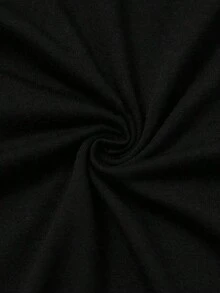 Dios está en su corazón, ella no caerá - Camiseta negra holgada de manga corta, camiseta religiosa con versículo bíblico de Jesús Cristo para mujer. - Blanco - Ver 3