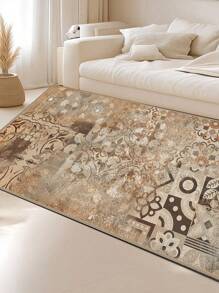 1 pièce Tapis motif de vignes et fleurs de conte de fées, convient pour tapis décoratif, décoration de chambre, petit tapis, tapis, décoration pour la maison, tapis de salon, petit tapis de salon, tapis de chambre, décoration de maison de salon, tapis d'extérieur, tapis lavable