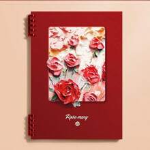 Thick Loose-Leaf A5/B5/A4 Size Notebook Oil Painting Scenery Coil Student Notebooks 60 Pages Cute Notebook With Detachable Pages For School, Journaling, School Supplies,Back To School