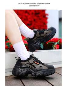 Fashionable Women's Steel Toe Safety Shoes - Lace-Up Style, Durable Anti-Slip Anti-Crush Anti-Puncture Lightweight Safety Work Shoes With Shock Absorption, Protective Work Boots - View 3