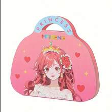 1/2 件 DIY 闪光钻石公主化妆包套装 - 手工制作，彩色珠子和亮片贴花套装，适合女孩 | 非常适合新年、复活节、圣诞节、母亲节等，美容配饰，非常适合冬季、新年