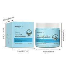 Perfectlink PERFECT LINK Oil Control & Cleansing 2-In-1 Scalp Scrub Balancing Shampoo | Exfoliating Sugar Crystals, Enriched With Coconut Oil, Aloe Vera And Mint Extracts, Deeply Cleanses The Scalp, Leaving It Shiny And Moisturized