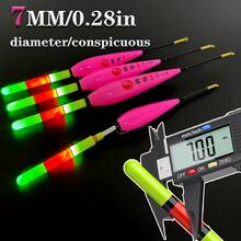 1 Set LED Fishing Float With Gravity Sensor And Color Changing Light, Battery Powered, IPX7 Waterproof, High Visibility Polymer, Non-Rechargeable, Suitable For Night Fishing Under 1968.5 Inches