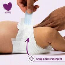 Parent's Choice Dry & Gentle Diapers Size 8, 64 Count (Select For More Options)-X - 64 - View 3