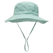 1 pezzo Cappello da sole per bambini in tinta unita, traspirante, protezione solare, cappello da spiaggia in tessuto leggero per uso esterno quotidiano - A - Visualizzare 36