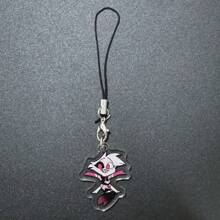 Anime GOODS Anime Acrylic Keychain -Vicky Charlie Alastor Cute Y2K Cartoon Pendant, Suitable For Bags And Keys, Perfect Gift For Fans, Cosplay Accessories Car Key Bag Backpack Small Jewelry Key Ring Accessories Creative Student Gifts Anime Derivatives, Creative Backpack Pendants, Car Key Pendants, Acrylic Keychains, Japanese Comic Pendants, Neko Contents Seed Keychain Collectibles, Pendants, Otaku Collection Gifts, Cheap Gifts School Letter Car Accessories Goth