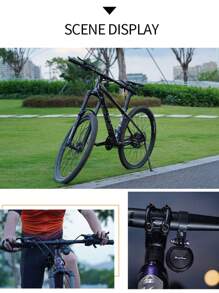 Smartes Elektro-Fahrradhorn mit Fernbedienung, 4 Soundmodi, 80-120 dB einstellbare Lautstärke, IP66 wasserdicht, 50 m Reichweite der Fernbedienung, USB aufladbar, passend für 22,2-31,8 mm Lenker