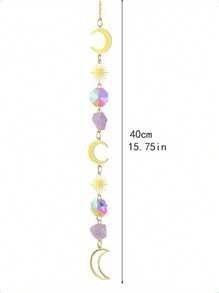 1pc AB Color Solar Catcher, Sun Catcher Crystal Ball Pendant, Window & Garden Decor Lighting Accessory