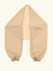 1 Stück Damen stilvoller einfarbiger Schal, modische, lässige, atmungsaktive, ärmelloser Kleid-Oberbekleidung, Sommer-Polka-Punkt-Schal-Cover-Up, geeignet für den täglichen Gebrauch, Partys und Anlässe