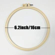 4 pièces/set de 2025 Nouveaux cadres de broderie circulaires en plastique haut de gamme, avec 10 aiguilles, de différentes tailles, cerceau de point de croix en plastique durable, convient pour l'artisanat et les projets DIY, point de croix, point perforé, accessoires de broderie - Multicolore - Voir 4