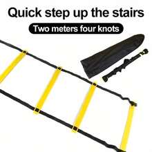 1pc Agility Ladder Speed Training Equipment, Suitable For Football Training, Footwork, Coordination And Explosiveness, Applicable For Field, Sand, Home Workout And Gym
