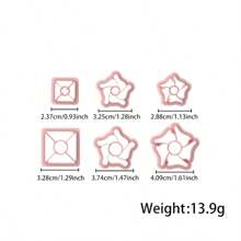 6pcs Windmill Polymer Clay Cutter Mold With High Precision DIY Handcrafted Earring Jewelry Clay Molds Embossing Pottery Tools