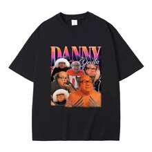 Graphic Tshirt Men Women Hip Hop Vintage T-Shirts Harajuku Graphic Vintage Short Sleeve Casual Cotton Tees - 黑色 - 查看 1