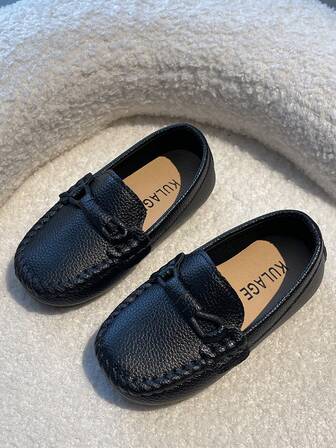 1 Pair New Solid Color Retro Casual Soft Bottom Wear-Resistant Flat Shoes