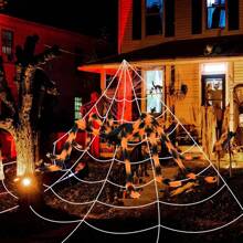Decoración de araña de 200cm para Halloween, araña peluda realista para decorar jardín, casa embrujada y exteriores para Halloween