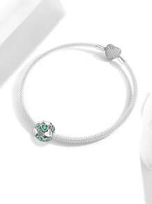 1 PC Heart To Heart Beads Pendant Beads Pendant Ball Suitable For Bracelets DIY Women's Jewelry