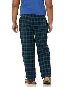 Essentials Men's Flannel Pajama Pant - Blanco y Negro - Ver 5
