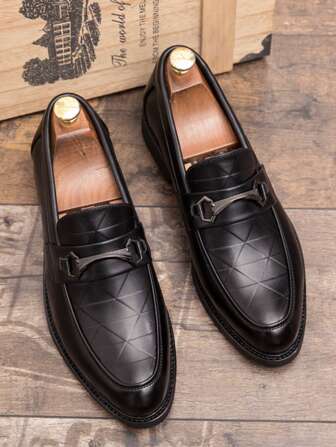 Men's Classic Slip-On Loafers, Versatile Casual And Formal Wear Dress Shoes Formal/Business Formal Wedding Accessories