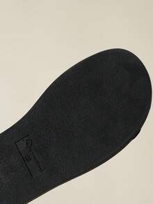 Women's Bohemian Retro Random Ditsy Floral Strap Buckle Sandals With Platform, Comfortable Non-Slip Summer Beach Shoes, Casual Outdoor Wear, Coffee Brown Asymmetrical Small Flower, Size 8-10 - Coffee Brown - View 8