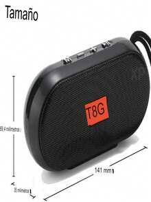 Mini Bocina Portátil Con Audífonos Integrados Aleatorio - Multicolor - Ver 7