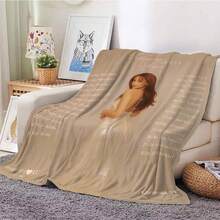 ZLIENSZUS Ayliva Flannel Blanket - Ultra Soft All Season Lightweight Throw, Modern City Printed, Mixed Color, Suitable For Sofa, Bed, Travel And Picnic - Perfect Gift For Home And Outdoor Use