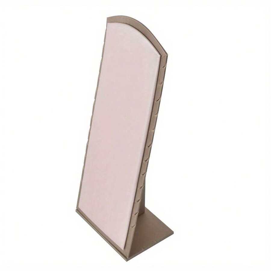 1pc New Design Multi Color Erect Shaped PU Necklace Jewelry Display Rack For Counter Display, Jewelry Display And Showcase, Selling Necklace, Ewelry Necklace Tabletop Display, Suitable For Necklaces, Bracelets, Long Chains