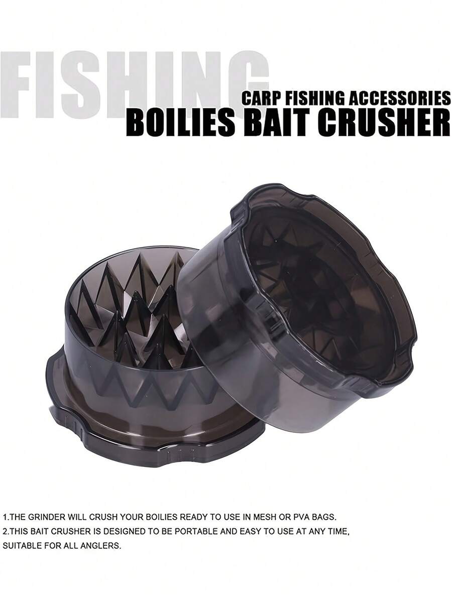 Trituradora portátil de alimento para carpas - Molinillo manual de alta eficiencia, utilizado para triturar alimento para peces, ahorro de espacio, adecuado para pescadores