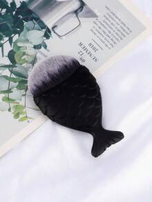 1pc Convenient Mermaid Tail Shaped Foundation Brush, Elegant Kabuki Brush, Sunscreen BB Cream Blender, Powder Cream Contour Blending Makeup Brush Tool,Foundation Brush,Concealer Brush,Blush Brush,Contour Brush,Blush Brush,Bronzer Brush,Powder Brush,Foundation Brush,Blush Brush - Multicolor - View 10