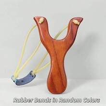 Professional Slingshot Kit With Free 100 Clay Ammo - Solid Wood Catapult For Outdoor Survival Training/Camping, Ergonomic Grip Hunting Gear, Christmas Gifts For Women Men Minor - Multicolor - View 20