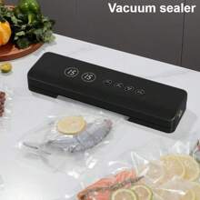 2-In-1 Digital Display Portable Household Electric Food Preservation Machine, Vacuum Food Sealer Suitable For Various Food Preservation, Vacuum Sealing Machine/Plastic Sealing Machine, Applicable To Dry, Wet, Powdery Food Vacuum Preserver