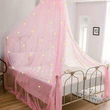 Baby Infant Toddler Bed Dome Cots Mosquito Netting Hanging Bed Net Mosquito Bar Frame Palace-Style Crib Bedding Set (Pink Mosquito Netting Only, Without Stand) - Mosquito - View 10