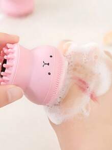 Octopus-Shaped Facial Cleansing Brush - Deeply Cleans And Exfoliates Skin, Gentle Massage For A Refreshed Look - Multicolor - View 7