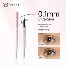 ZEESEA Delineador de ojos de hada extremadamente fino, cabeza de cepillo ultra fina de 0,1 mm, resistente al agua y de larga duración, 0,4g