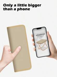 1 Piece Handbag-Style Portable Folding Chair, Multifunctional For Camping, Fishing, Picnic And Travel, Compact Stool That Transforms Into A Handbag When Folded