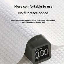 1/20/50/100片装一次性面巾，柔软吸水，浴室必备，迷你美容院毛巾（白色） - 彩色 - 查看 11