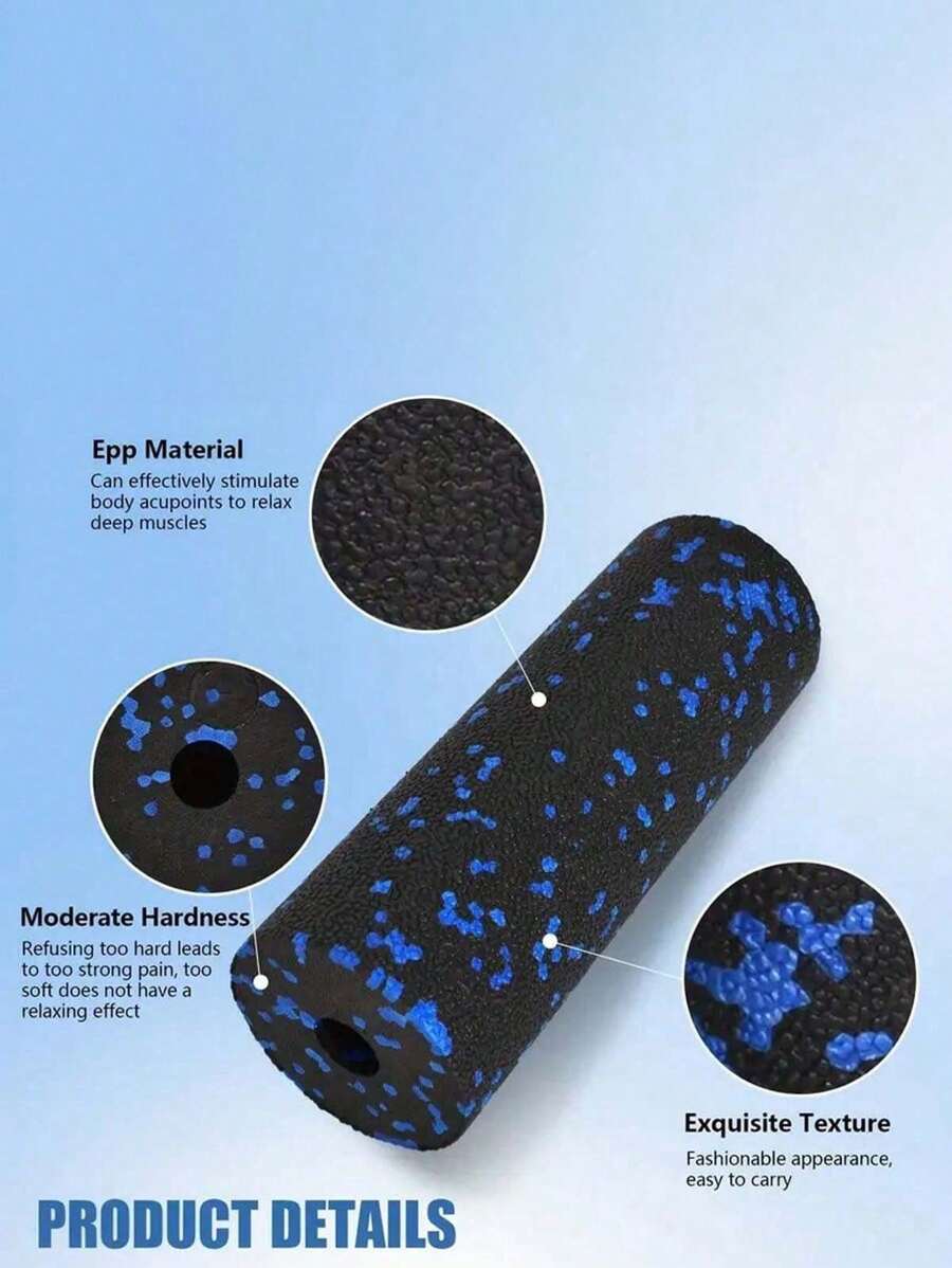 1 pezzo Mini e Portatile Massaggiatore per Tessuti Profondi Rilassante per Muscoli Rullo per Yoga/Fitness