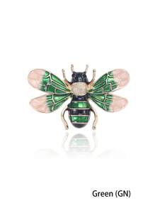 Crystal Bee Brooch For Women Insect Pin Suit Dress Pin Accessories Party Banquet Jewelry Gift