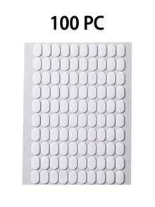 100pcs Double-Sided Adhesive Nail Stickers, Suitable For Nail Art Practice, Transparent Seamless Crystal Gel, Fixing Nail Plates, Jelly Gel, Nail Art Supplies, Nail Tools, Nail Art Tools, Back To School Season, Nail Art, Nail Tools, Suitable For Press-On Nails - Multicolor - View 11