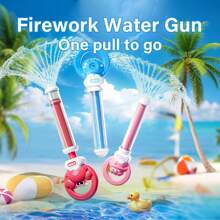 Pull Trigger Water Gun, Portable Outdoor Water Gun Toy. Hand-Held Pull String Style Water Sprayer, Outdoor Beach Water Fight Toy, Summer Gift For Friends