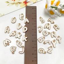 15/26pcs Enamel Letter A-Z Charms Colorful A-Z Metal Alphabet Charms Mini Capital Alphabet Enamel Pendant Initial Charms For DIY Necklace Bracelet