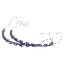 Temporary Tooth Decoration Dental Fake Braces With Metal Wires & Bracket Dental Metal Bracket Dental Tool For Tooth Decor