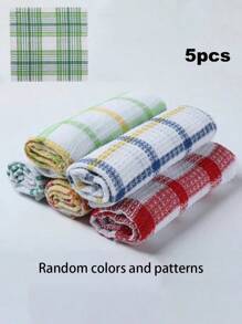 1/5/12pcs Waffle Weave Dish Cloths - Quick-Drying, Random Color Pattern Absorbent Kitchen Towels For Hand Washing, Space-Themed Square Dishcloths For Living Room Cleaning & Drying, No Electricity Needed/Kitchen Cleaning Tools/Cleaning Cloths/Wedding/Garden/Holiday Essentials/Kitchen Accessories/Bathroom Accessories/Kitchen/Fathers Dad Gift/Camping/Home