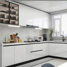 1 卷白色珍珠光泽壁纸，采用耐用耐磨乙烯基材料制成，适合 DIY 安装，具有自粘性和可剥离特性，适用于墙壁、台面、橱柜以及客厅、卧室、厨房和浴室的家居装饰，尺寸为 15.7 英寸 x 196.8/118.1/39.3/393.7 英寸