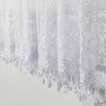 Cortina de filtro minimalista europeia, 1 peça, 300x120 cm, proteção UV, tela de privacidade para janela, sala de estar, quarto, cozinha