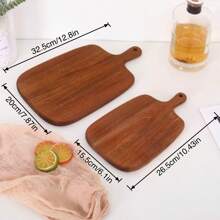 1 Piece Rosewood Cutting Board - Wooden Kitchen Chopping Board, Stylish Long Handle, Solid Wood, For Cutting Meat, Cheese, Bread, Vegetables And Fruits - Charcuterie Board Cheese Serving Platter, Perfect For Gourmet Slicing And Display, Portable Camping Cutting Board, Essential For Modern Country Kitchen. Mother's Day Gift, Christmas Gift, Housewarming Gift, Wedding Season Kitchen Supplies.