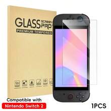 DATA FROG Tempered Glass For Switch 2 Screen Protector HD Anti-Scratch Protective Film Compatible With Switch 2 Game Accessories - Set - View 10