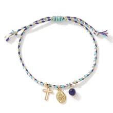 1pc Colorful Woven Religious Bohemian Style Beaded Bracelet Jewelry For Women, Summer Multi-Color Round Bead Accessories