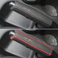 1pc Car Handbrake Grips Case PU Leather Car Handbrake Cover Protector Grip Covers For BMW 1 3 5 X Series For Audi Mercedes Benz