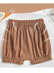 New Summer Two-Piece Suit For Boys And Girls, Casual Breathable Tops And Elastic Shorts, Suitable For Children Aged 0-5 Years Old, Suitable For  And Home In Summer