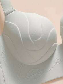 5-Pack Women's Underwear Bra Solid Color Seamless Gathering Big Breasts To Make Them Look Smaller And Smaller, And To Prevent Sagging, Adjustable Type, No Steel Ring Bra, Casual And Comfortable, Non-Removable Breast Pads For Women - Nhiều màu - Xem 7